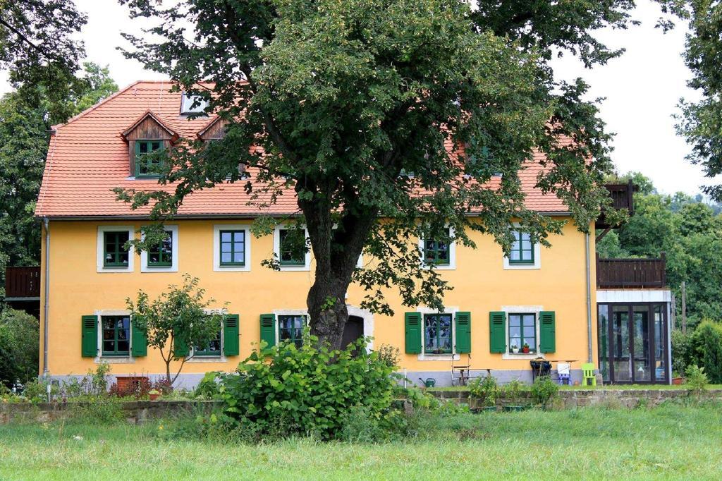 Traumhaftes Elb-Chalet Дрезден Екстер'єр фото